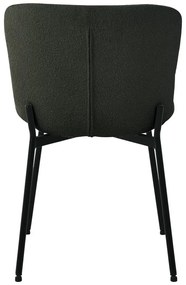 Sedie da pranzo verde scuro in un set di 2 Maceda - House Nordic