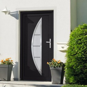 Porta Ingresso Antracite 98x200 Cm İn Pvc /