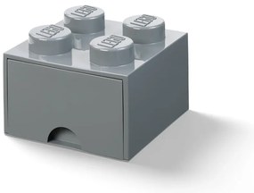 Contenitore per bambini grigio scuro con cassetto - LEGO®
