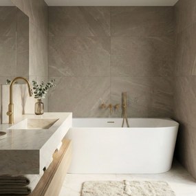 Vasca Bagno A Parete CAPRI SLIM 170cm