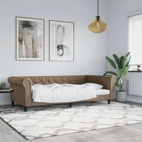 Letto Da Giorno Cappuccino 100x200 Cm İn Similpelle /