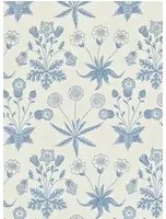 Morris & Co Carta da parati Daisy - Blue/ Ivory