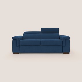 Giunone divano letto con materasso alto 18 cm e poggiatesta reclinabili in tessuto impermeabile T02