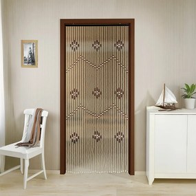 Tenda di colore naturale in bambù alla porta 90x200 cm – Maximex