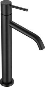Mexen Rumba rubinetto alto per lavabo, nero - 73510-70