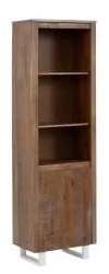 Libreria in legno di pino di colore naturale 55x180 cm Lagos - Støraa