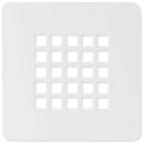 Piatto doccia in mineralmarmo 80x100 cm grigio chiaro effetto pietra con griglia e piletta sifonata