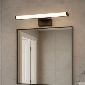 Illuminazione per specchio da bagno a LED MIRORE 8W/230V, 40 cm, IP44, nero