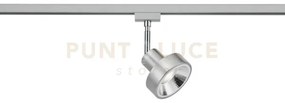 Duoline leon spot orientabile metallo acciaio satinato l. 11cm 1 lu...