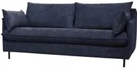 Divano letto 3 posti blu Maple