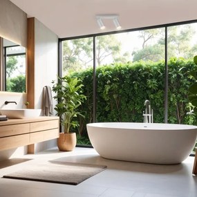 Brilagi - Luce Spot da bagno SELE 2xGU10/30W/230V IP44 argento