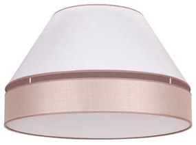 Duolla - Plafoniera AVIGNON 3xE27/15W/230V diametro 60 cm bianco/beige