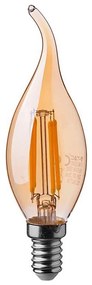 Lampadina LED FILAMENT AMBER E14/4W/230V 2200K