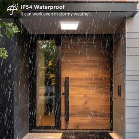 Brilagi - Plafoniera LED per bagno ULTRA SLIM LED/24W/230V 42x42 cm argento IP54