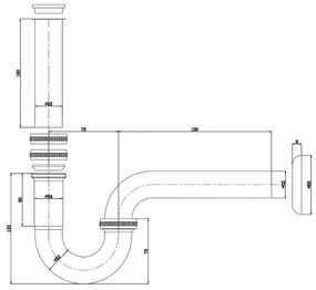 Bruckner - Vasca di raccolta DN32 cromo lucido