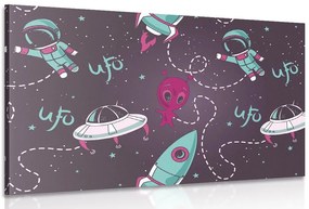 Quadro su tela – Amichevole alieno