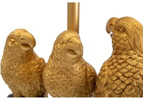 Lampada da tavolo nera Parrots - Mauro Ferretti