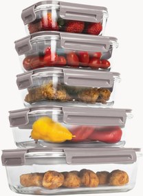Set di 5 contenitori per alimenti Taupe