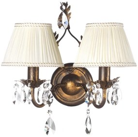 ONLI - Applique KAREN 2xE14/6W/230V bronzo