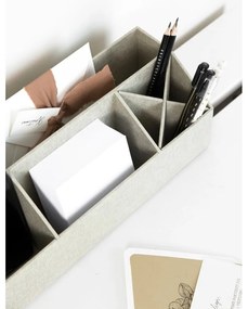 Organizer in cartone per cancelleria Elisa Canvas Paper Laminate – Bigso