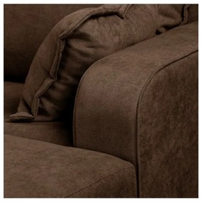 Divano angolare marrone scuro (angolo destro) Beata - Ropez