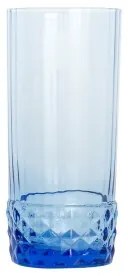 Set di Bicchieri Bormioli Rocco America'20s Azzurro 6 Unità Vetro (490 ml)