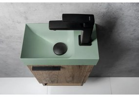 Sapho - Miscelatore per lavabo TURSI 15 cm nero opaco