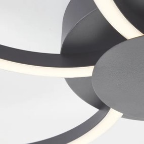 Brilliant - Plafoniera LED FICO LED/32W/230V diametro 65 cm nero