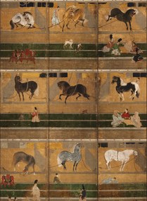 MINDTHEGAP Tapete Horse Stable - WP20650