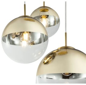 GLOBO 15855-3 - Lampadario a sospensione con filo VARUS 3xE27/40W/230V