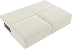 Divano color crema allungabile/con contenitore 216 cm Kalena – Makamii