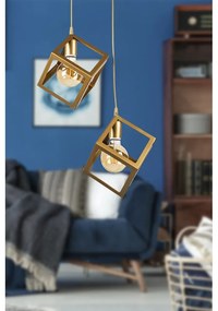 Lampada da soffitto in metallo color oro Magnezya - Squid Lighting