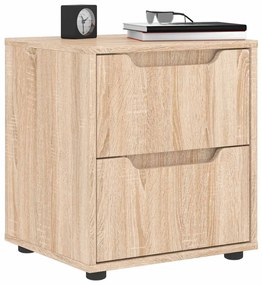 Comodino Vısnes Rovere Sonoma 45x40x50 Cm İn Legno Multistrato /