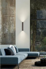 Searchlight 28125LT - Applique da parete BEACON 2xGU10/10W/230V marrone