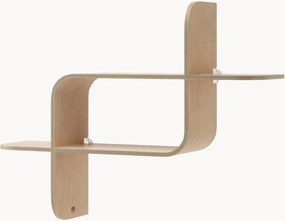 Mensola da parete in legno di albero della gomma Montage