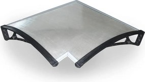 Angolo Interno Pensilina Tettoia In Policarbonato Alveolare Tosini Serie I 60 cm...