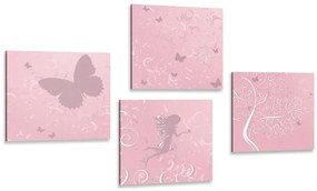 Set di quadri – Fata fiabesca