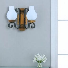 Brilagi - Applique RUSTIC 2xE14/40W/230V faggio