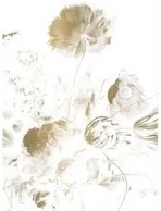 KEK Amsterdam Carta da parati panoramica Golden Age Flowers Gold 2 - M