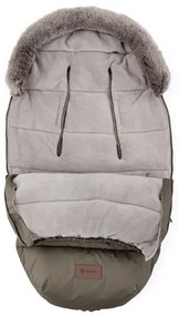 PETITE&MARS - SET Sacco per passeggino 4 in 1 COMFY + muffole per passeggino FURRY Mocha