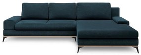 Divano letto angolare blu petrolio, angolo destro Planet - Windsor &amp; Co Sofas