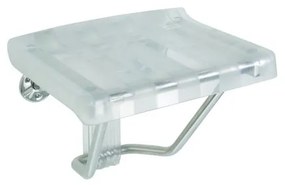 Sedile per doccia 38x46 cm, argento