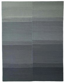 Kilim Tappeto 290 x 220 Nero (Iran) Tessuto A Mano