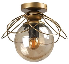 Lampada da soffitto in colore oro Alaca - Squid Lighting
