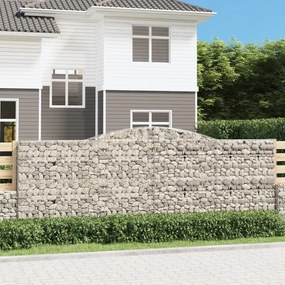 Cesti Gabbioni Ad Arco 15 Pz 400x50x140/160 Cm Ferro Zincato /