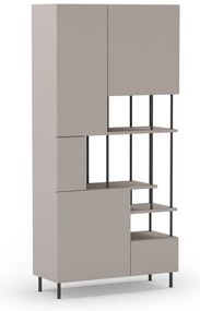 Libreria crema 84x175 cm Perla - Marckeric