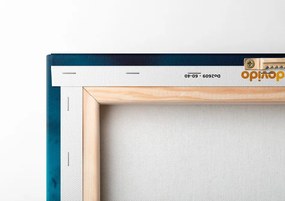 Stampa su tela – Aquila blu-oro