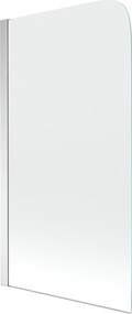 Mexen Felix paratia per vasca da bagno 1 anta 75 x 140 cm, trasparente, cromo - 890-075-001-01-00