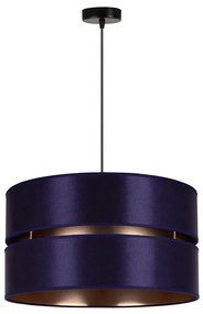 Duolla - Lampadario a sospensione con filo DUO 1xE27/15W/230V diametro 40 cm blu/oro