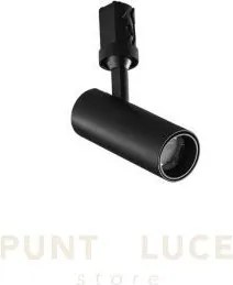 Spot led per sistema binario shift nero in metallo 6w 3000k 610lm ø...